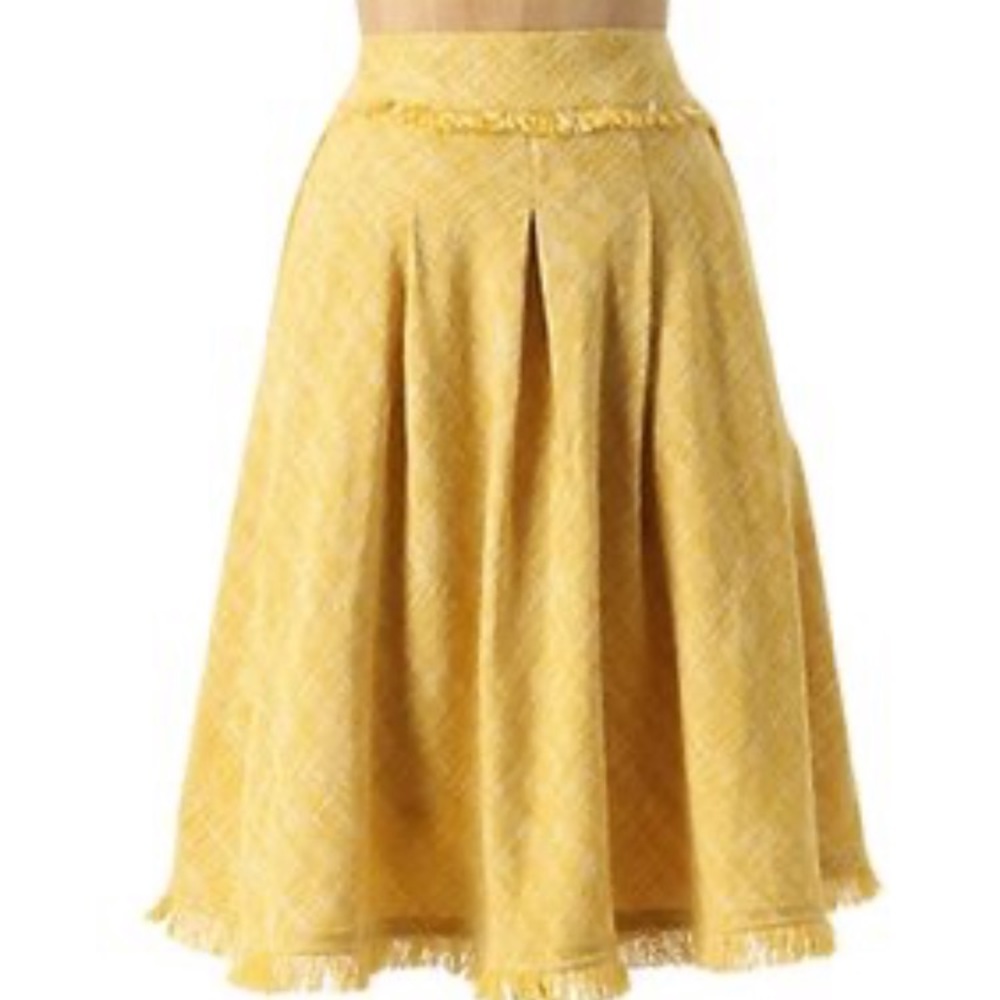 Maeve from Anthropologie buttered tweed skirt